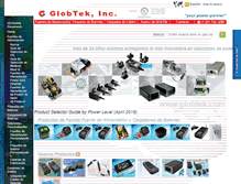 Tablet Screenshot of es.globtek.com